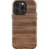 Natural Walnut Wood iPhone 15 Pro Impact Case