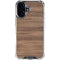 Natural Walnut Wood iPhone 16 Clear Case