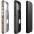 Natural Walnut Wood iPhone 16 Impact Case