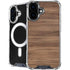 Natural Walnut Wood iPhone 16 MagSafe Case