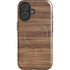 Natural Walnut Wood iPhone 16 Magsafe Impact Case
