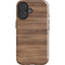 Natural Walnut Wood iPhone 16 Plus Impact Case