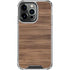 Natural Walnut Wood iPhone 16 Pro Clear Case
