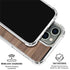 Natural Walnut Wood iPhone 16 Pro Clear Case