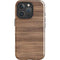 Natural Walnut Wood iPhone 16 Pro Impact Case