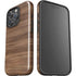 Natural Walnut Wood iPhone 16 Pro Impact Case