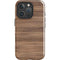 Natural Walnut Wood iPhone 16 Pro Max Impact Case