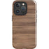 Natural Walnut Wood iPhone 16 Pro Max Impact Case