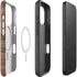 Natural Walnut Wood iPhone 16 Pro Max Magsafe Impact Case