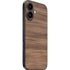 Natural Walnut Wood iPhone 16 Skin