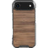 Natural Walnut Wood iPhone 17 Air Clear Case