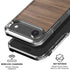 Natural Walnut Wood iPhone 17 Air Clear Case