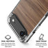 Natural Walnut Wood iPhone 17 Air Clear Case
