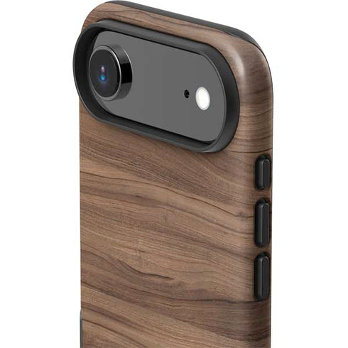 Natural Walnut Wood iPhone 17 Air Impact Case