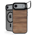 Natural Walnut Wood iPhone 17 Air Kickstand Case
