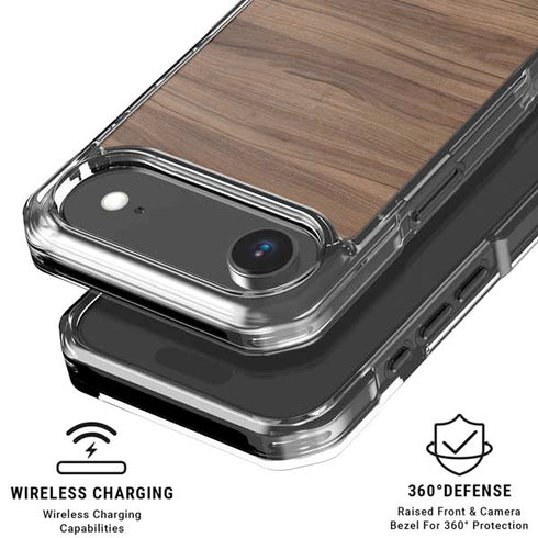 Natural Walnut Wood iPhone 17 Air MagSafe Case