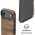 Natural Walnut Wood iPhone 17 Air Magsafe Impact Case
