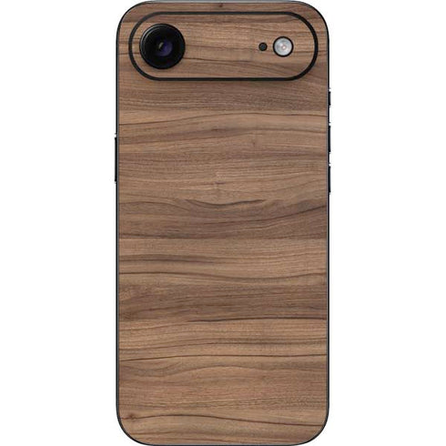 Natural Walnut Wood iPhone 17 Air Skin
