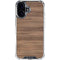 Natural Walnut Wood iPhone 17 Clear Case