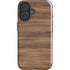 Natural Walnut Wood iPhone 17 Impact Case