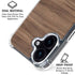 Natural Walnut Wood iPhone 17 MagSafe Case