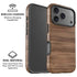 Natural Walnut Wood iPhone 17 Pro Magsafe Impact Case