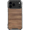 Natural Walnut Wood iPhone 17 Pro Max Clear Case