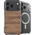 Natural Walnut Wood iPhone 17 Pro Max MagSafe Case