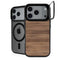 Natural Walnut Wood iPhone 18 Pro Kickstand Case