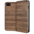Natural Walnut Wood iPhone SE (2nd & 3rd Gen) Folio Case