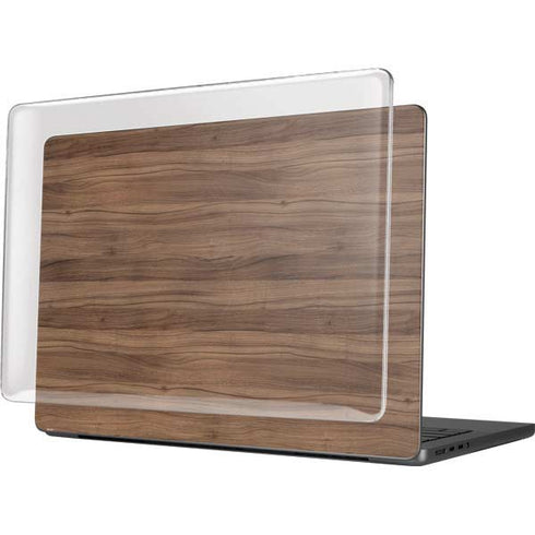 Natural Walnut Wood MacBook Pro 14in (2021-24) Case plus Skin