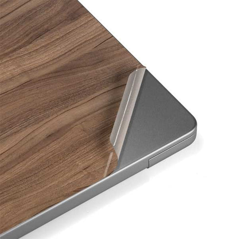Natural Walnut Wood Apple MacBook Pro 14-inch Skin