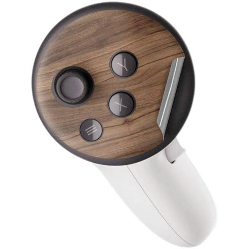 Natural Walnut Wood Meta Quest 3S Skin