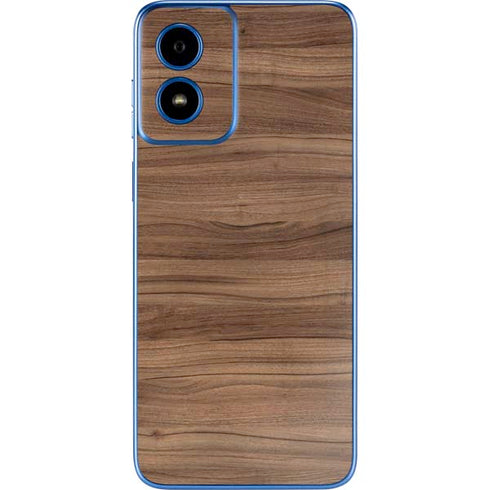 Natural Walnut Wood Moto G Play 4G (2024) Skin