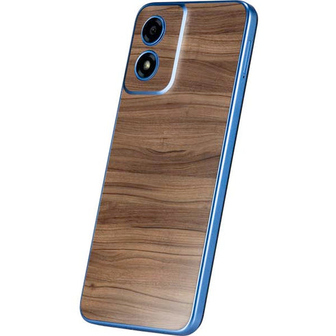 Natural Walnut Wood Moto G Play 4G (2024) Skin