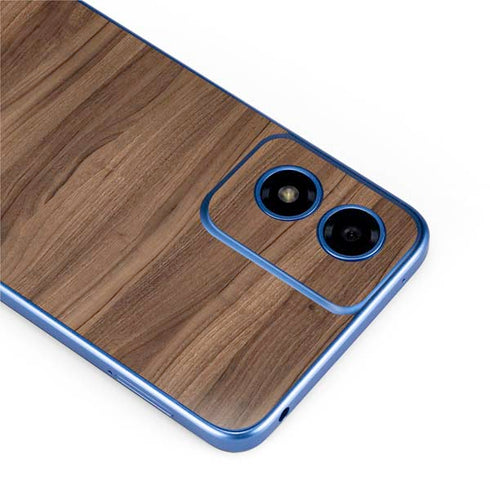 Natural Walnut Wood Moto G Play 4G (2024) Skin