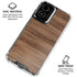 Natural Walnut Wood Moto G Power 5G (2024) Clear Case