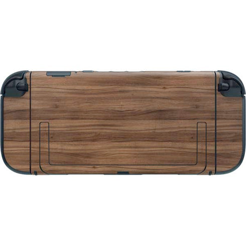 Natural Walnut Wood Nintendo Switch 2 (2025) with Joy-Con Skin