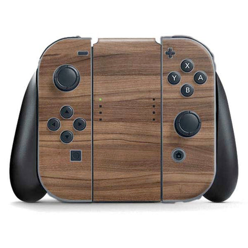 Natural Walnut Wood Nintendo Skins