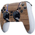 Natural Walnut Wood PS5 DualSense Edge Pro Controller Skin
