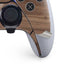 Natural Walnut Wood PS5 DualSense Edge Pro Controller Skin
