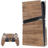 Natural Walnut Wood PlayStation PS5 Skins