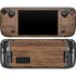 Natural Walnut Wood Steam Deck Handheld Gaming Computer OLED Skin