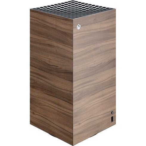 Natural Walnut Wood Xbox Series X Skins