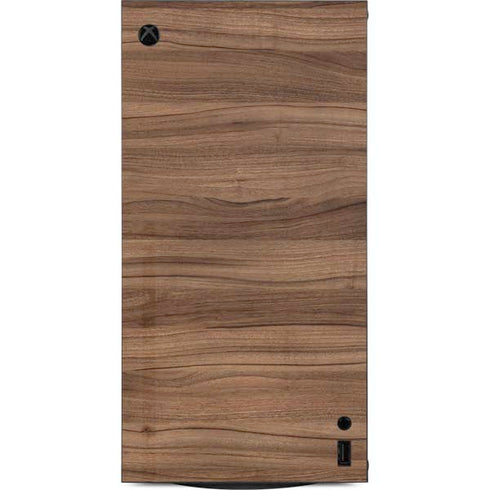Natural Walnut Wood XBox Series X Digital Edition Console Skin