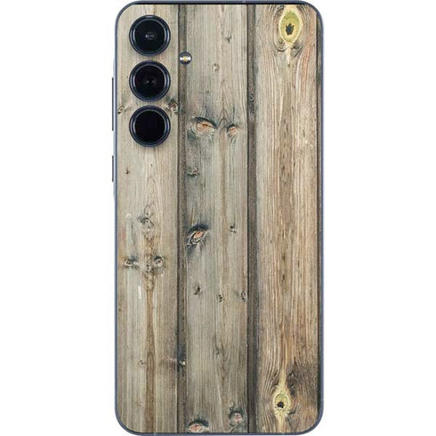Natural Weathered Wood Galaxy A55 5G Skin
