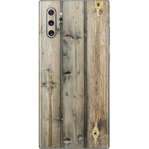 Natural Weathered Wood Galaxy Note 10 Plus Skin