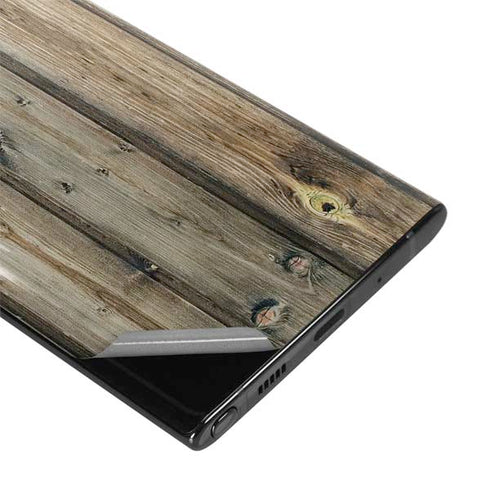 Natural Weathered Wood Galaxy Note 10 Plus Skin
