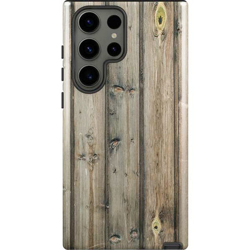 Natural Weathered Wood Galaxy S23 Ultra Pro Case