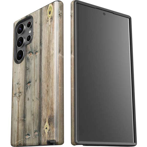 Natural Weathered Wood Galaxy S23 Ultra Pro Case